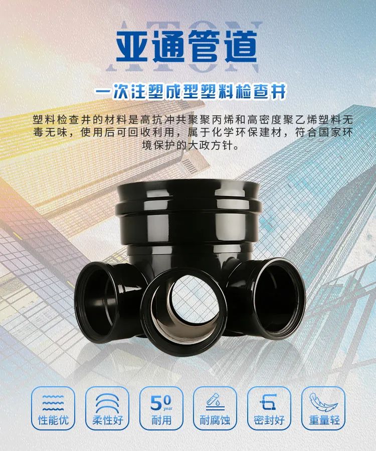 亞通資訊 | 亞通排污系統(tǒng)：管井一體化，助力城市管道更新